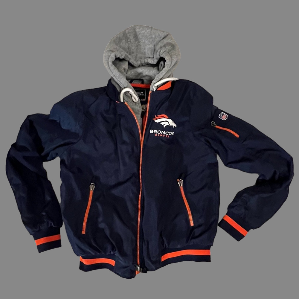 Denver Broncos 1960 NFL Embroidered Team Apparel Football Jacket - Picture 4 of 13